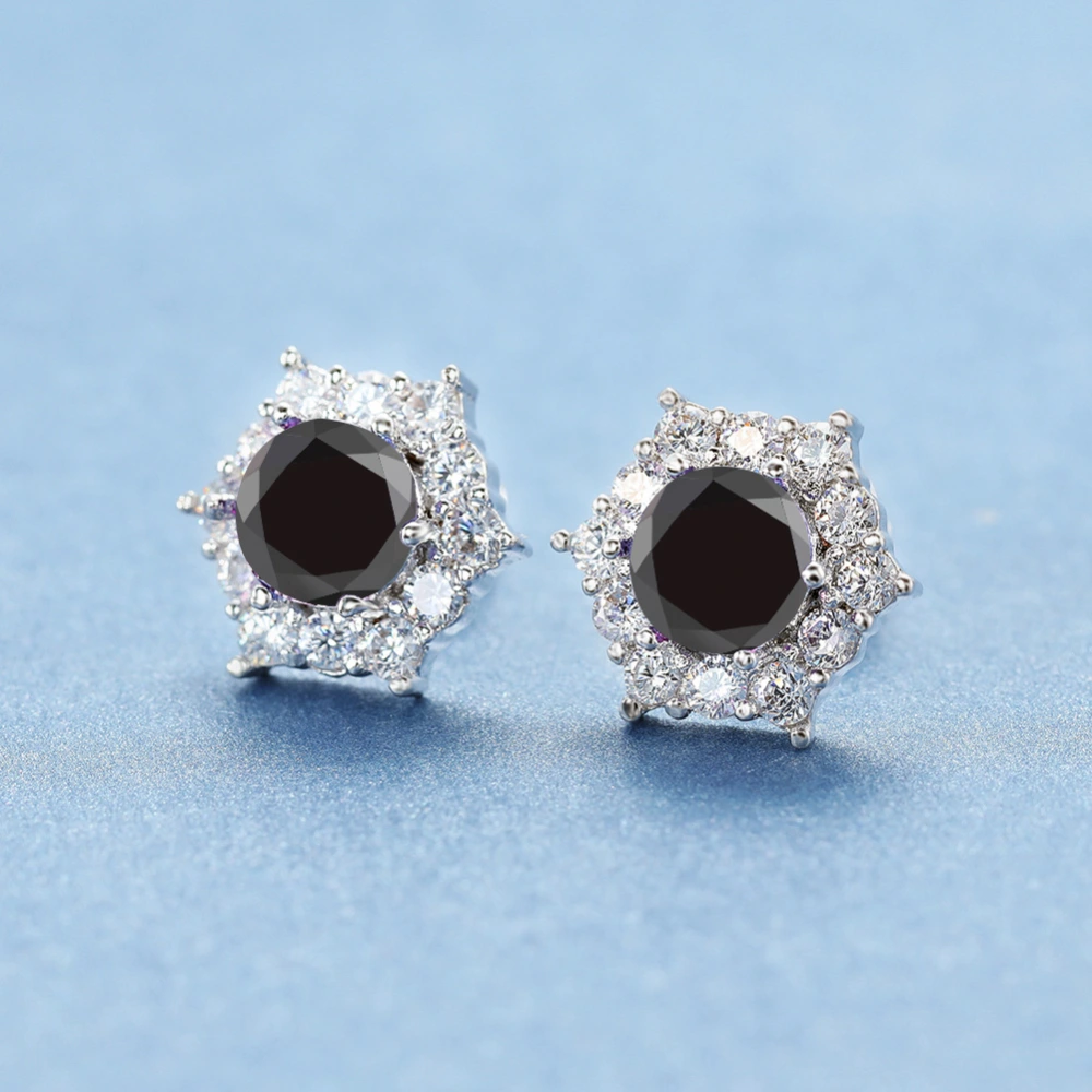 European And American Fashion Female Stud Earrings Cute Zircon