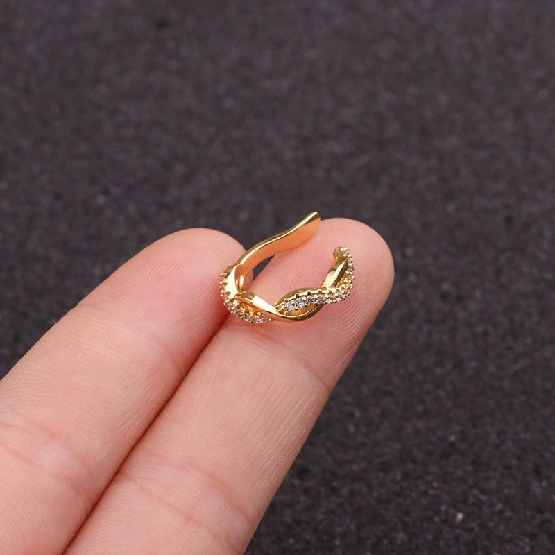 Fashion Women's Micro-Inlaid Anti-Pain Ear Clip