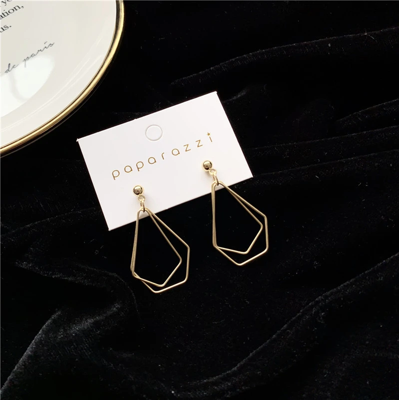 Simple Geometric Lines High-end Earrings