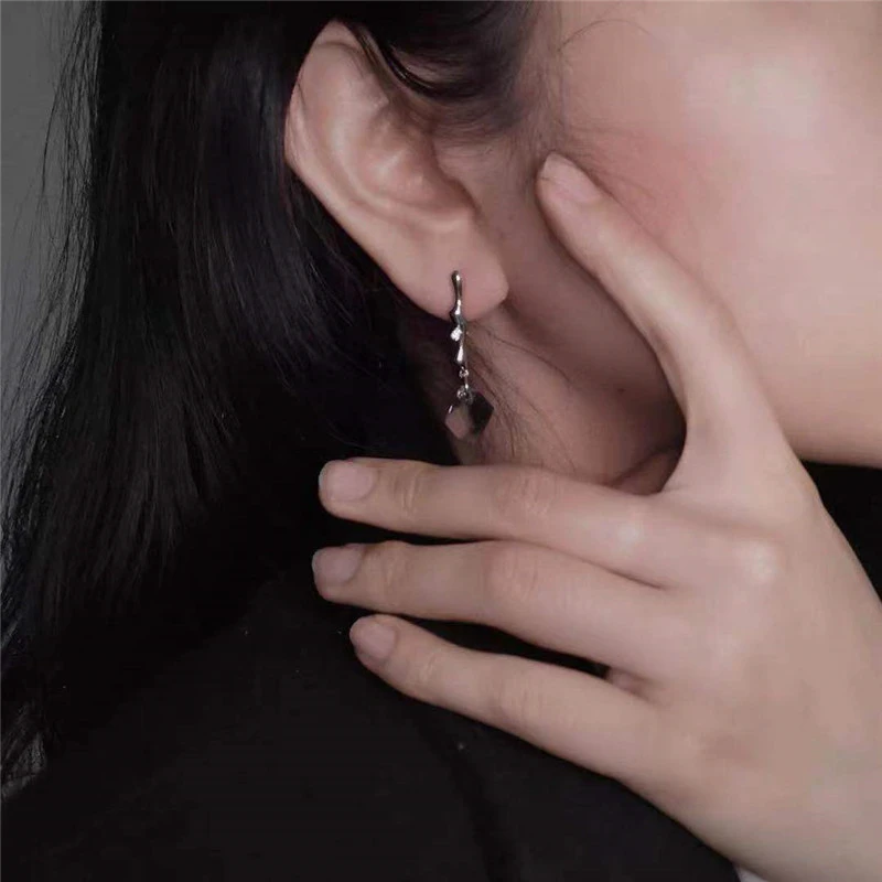 Asymmetrical Earrings Temperament Long Earrings