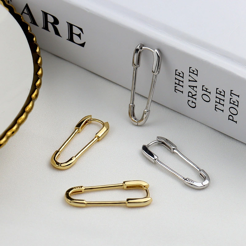 Paper Clip Earring Small Pin Ear Buckle Men's And Women's Earring