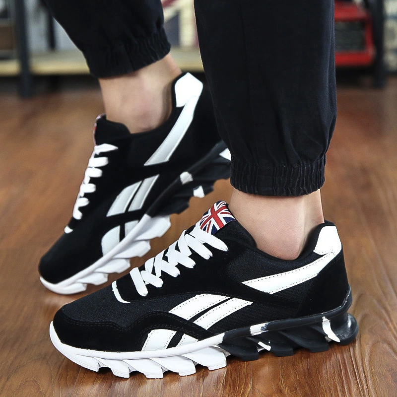 Fashion trend sports running shoes Korean style breathable net shoes