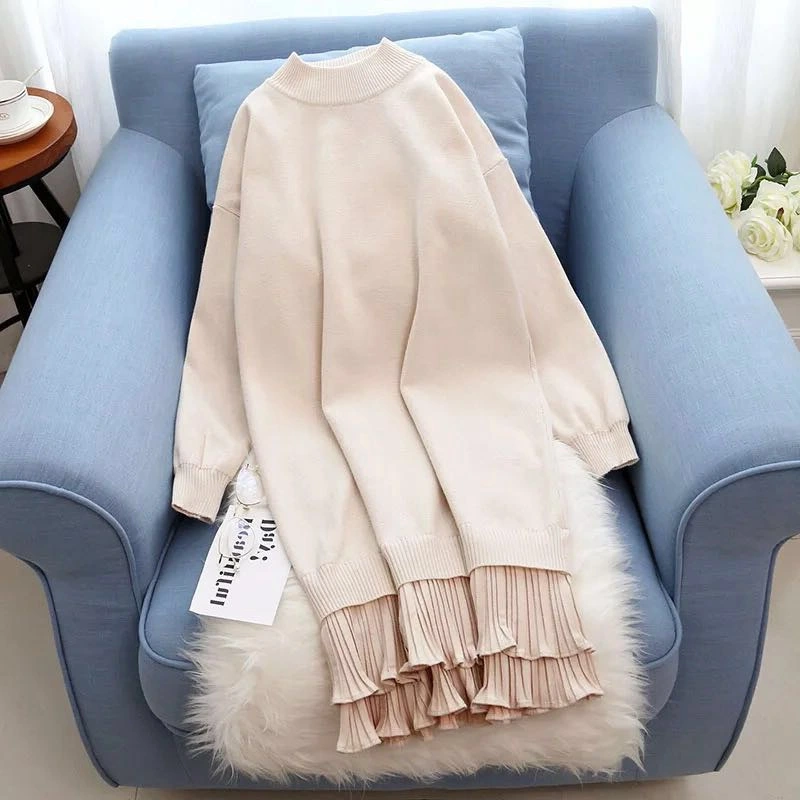 Fake two fringed solid coat