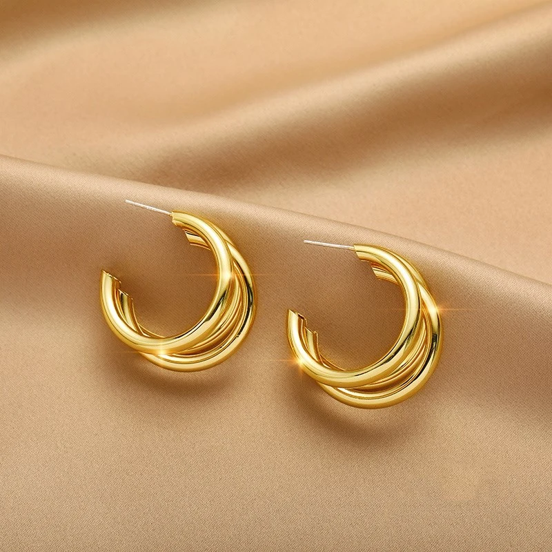 High-end Earrings With Sterling Silver Needles