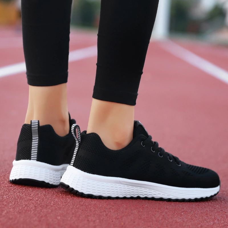 Leisure Versatile Korean Version Fly Woven Fabric Sneakers