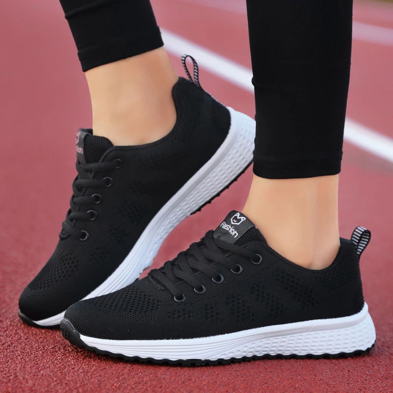 Leisure Versatile Korean Version Fly Woven Fabric Sneakers
