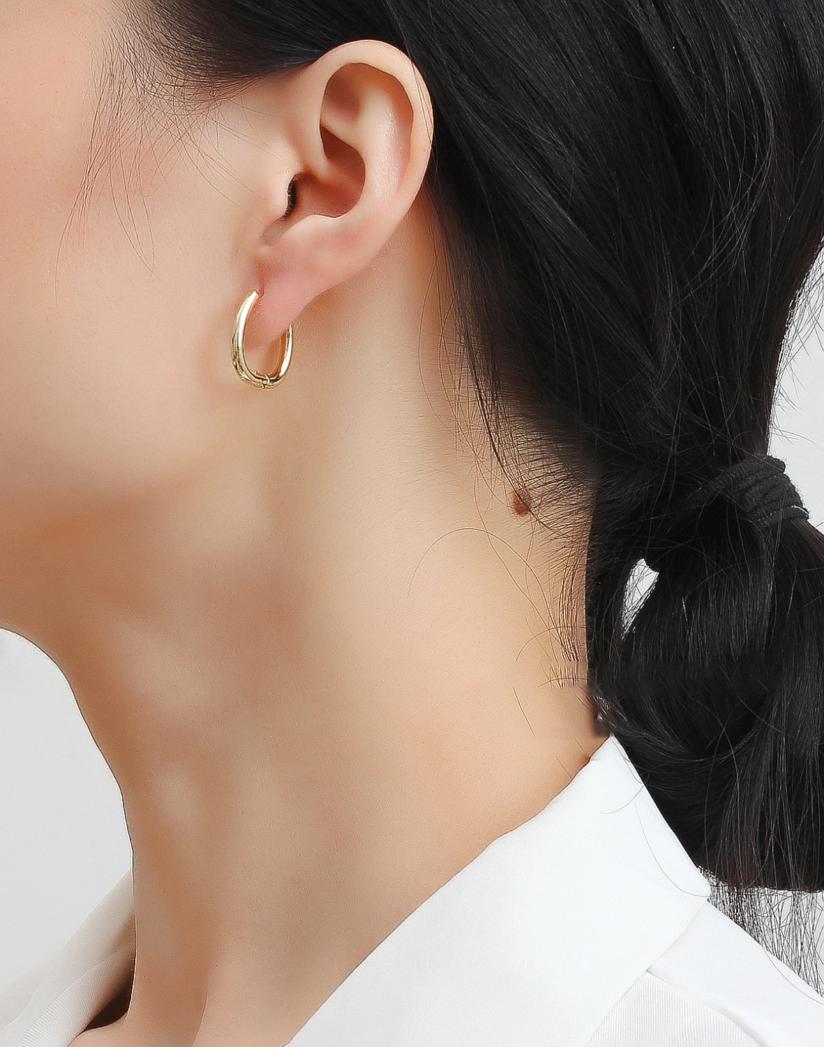 Oval earrings