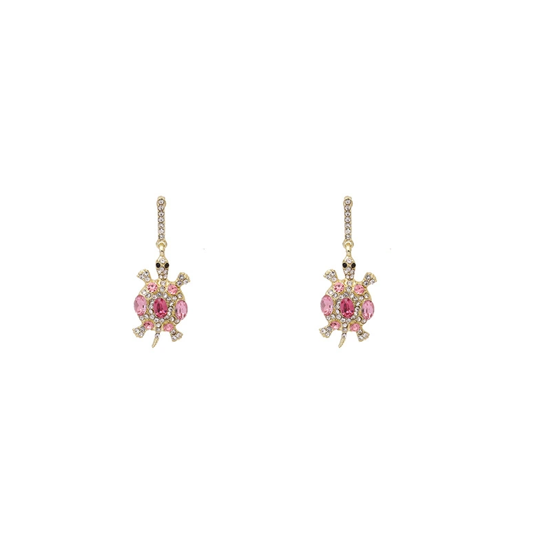 Personalized design small turtle earrings
