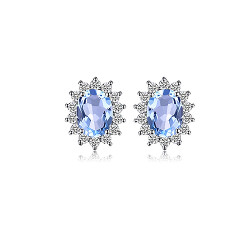 Explosion color treasure female stud earrings