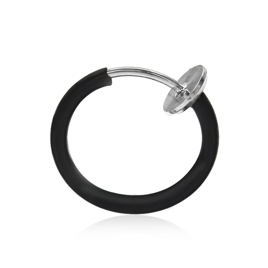 No piercing ear clip nose ring