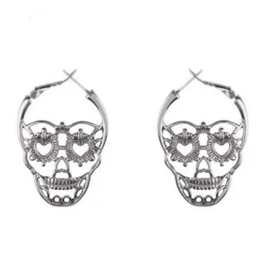 Sugar Skull Cutout Earrings