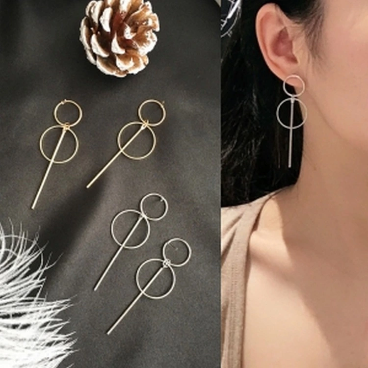 Ball Pendant Long Tassel Earrings