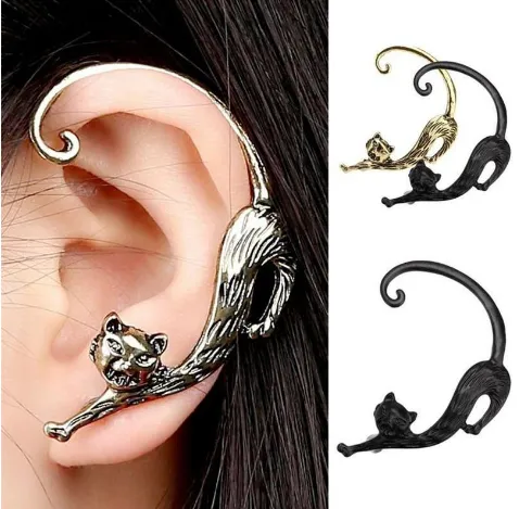 1 PC Cat Tail Twist Ear Ring