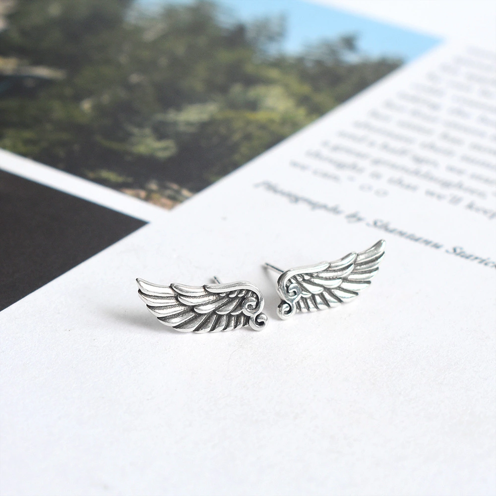 Vintage wings earrings