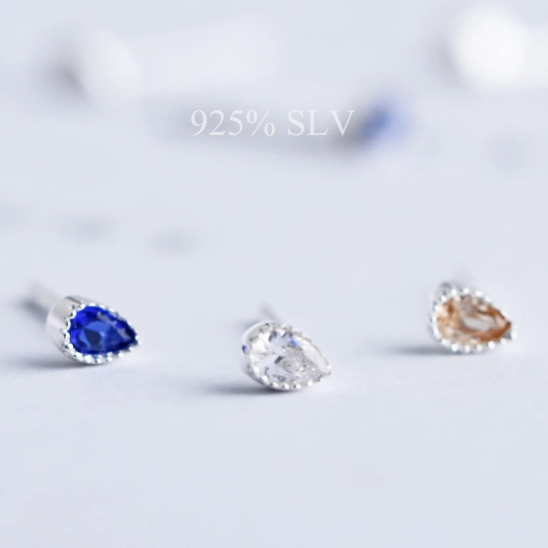 Tremble Earrings Female Diamond Drop-shaped Earrings