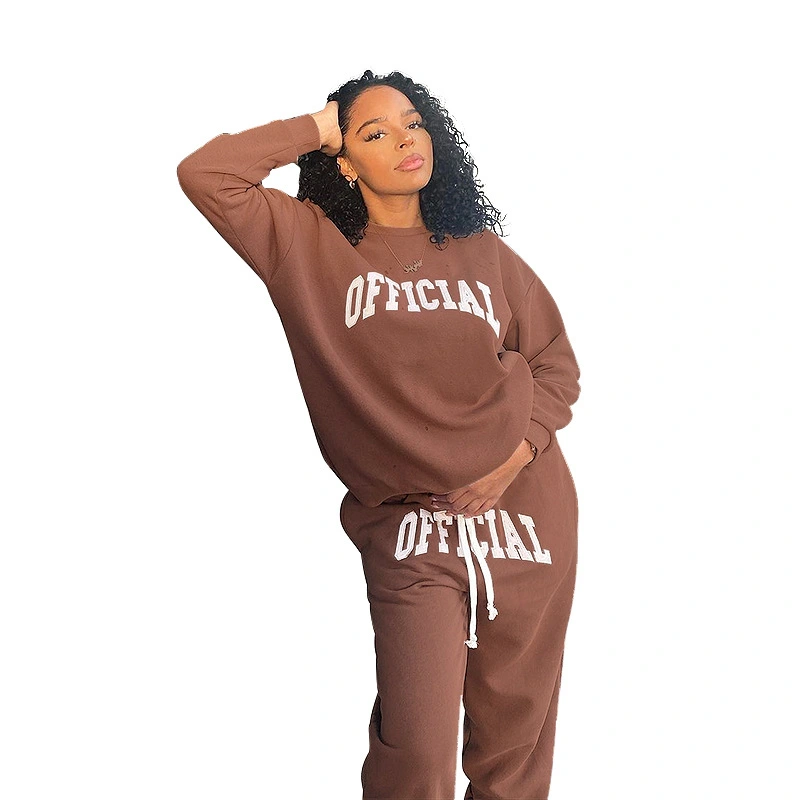 Fashion Women's Printed Casual Sports Suit
