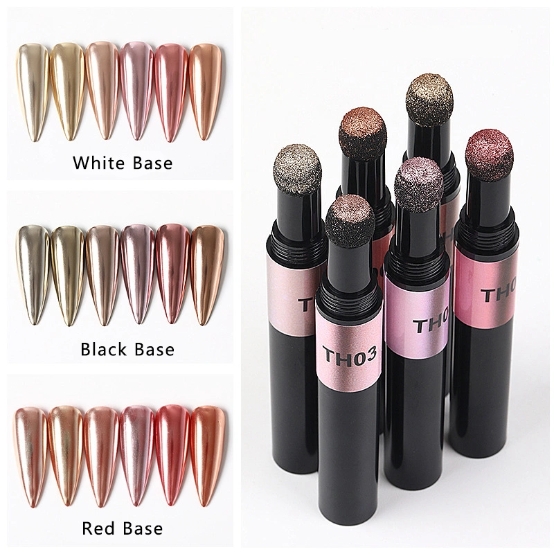  New Hot 6 Color Nail Air Cushion Powder Pen