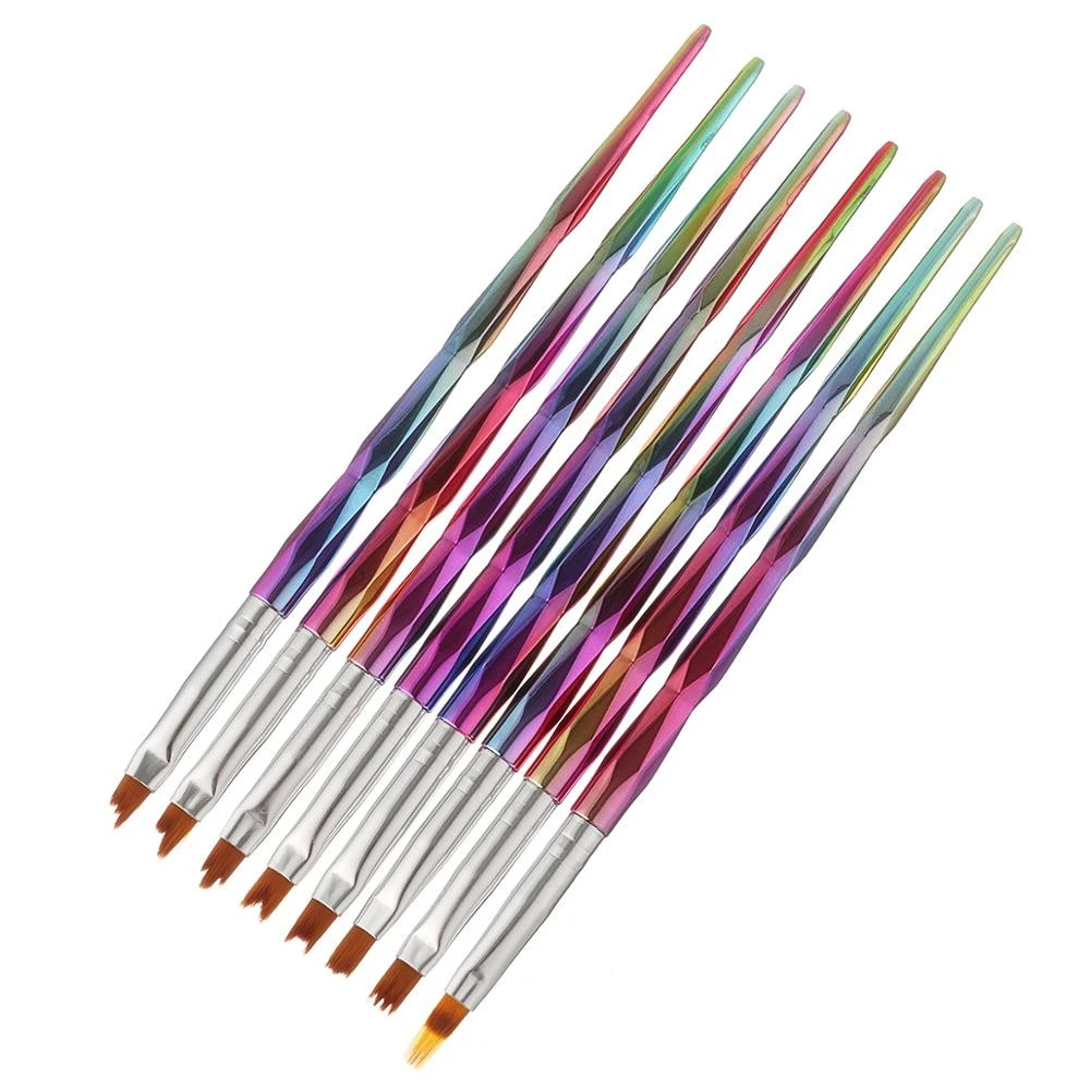 Colorful pen barrel nail flower pen