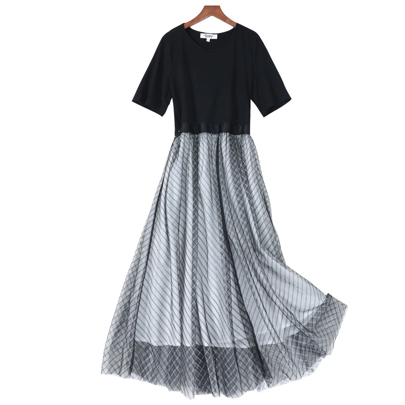Women's thin mesh dress