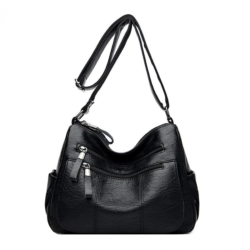 Soft Leather Fashion Lady's One-shoulder Mom Bag