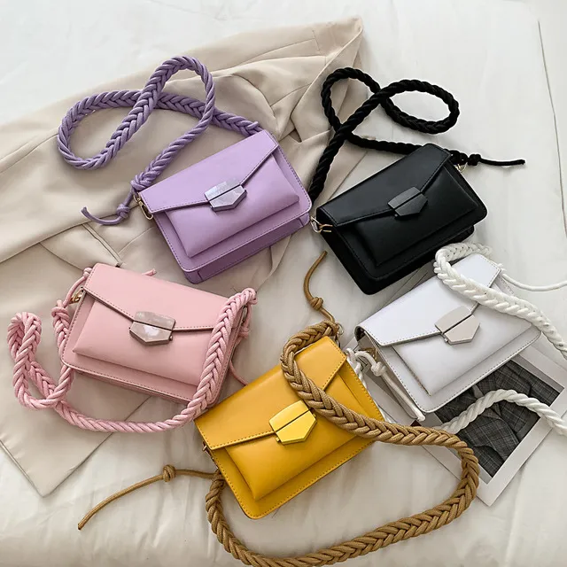 Fashion simple messenger small square bag