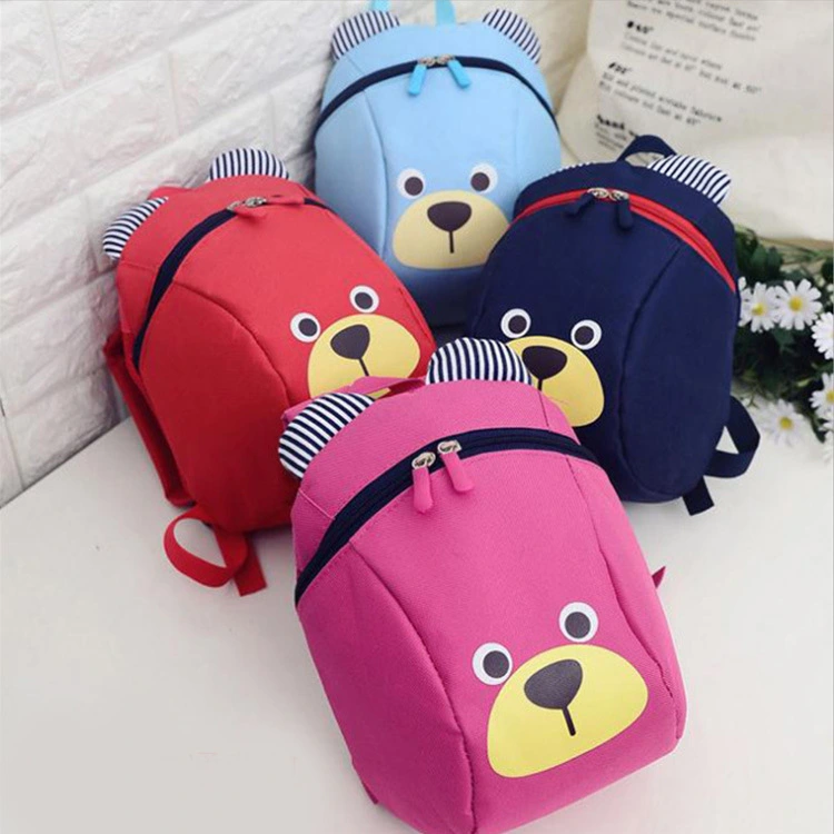 Boys and Girls Backpack cute, cartoon kindergarten bag, Korean fashion anti lost leisure burden small backpack