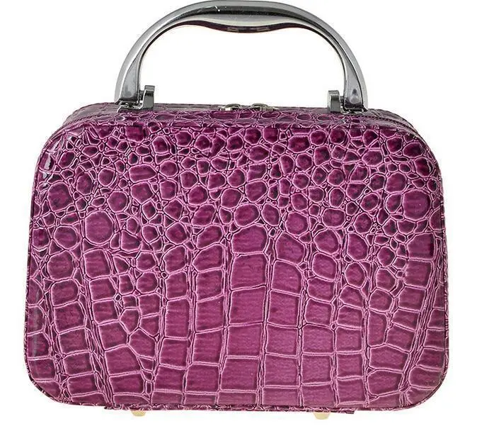 Stone pattern portable cosmetic bag