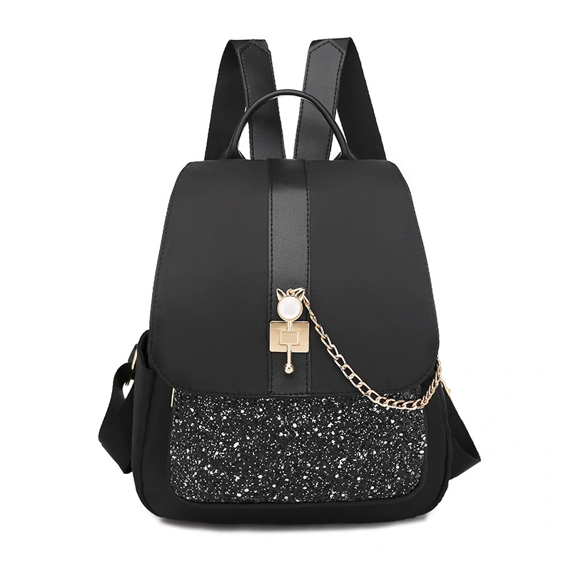 Fashion Student Backpack Korean Sequin Travel School Bag