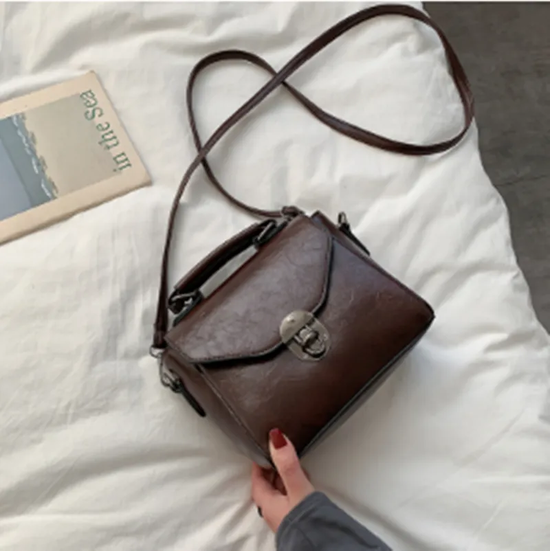 Fashion Diagonal Shoulder Bag Simple All-match Handbag