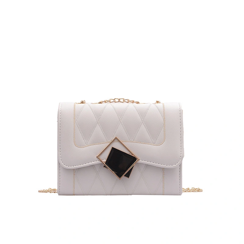 Korean Style Small Square Bag Fashion Rhombus Chain