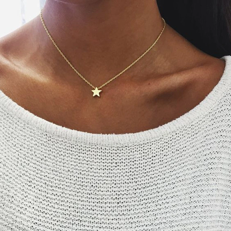 DAINTY STAR CHOKER NECKLACE