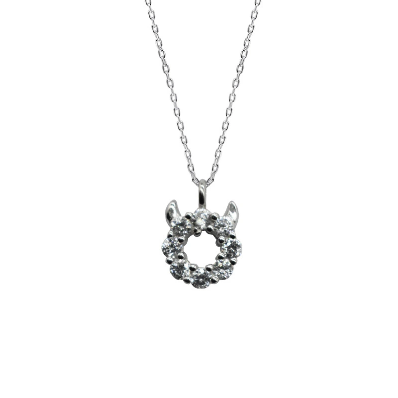 s925 sterling silver little devil necklace