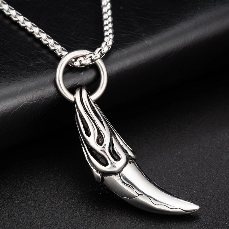 Titanium Steel Men's Spike Necklace