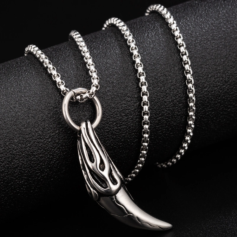 Titanium Steel Men's Spike Necklace