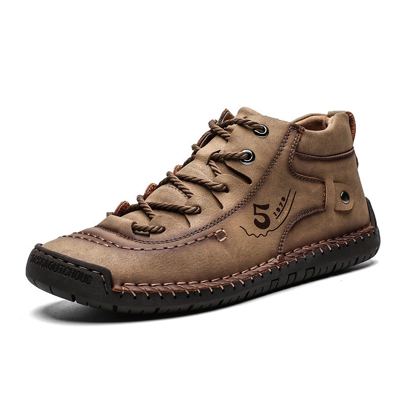 Casual Hand-Stitched Shoes Low-Top Tooling Shoes Martin Shoes