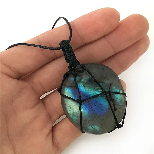 Moonlight Paraffin Rope Necklace