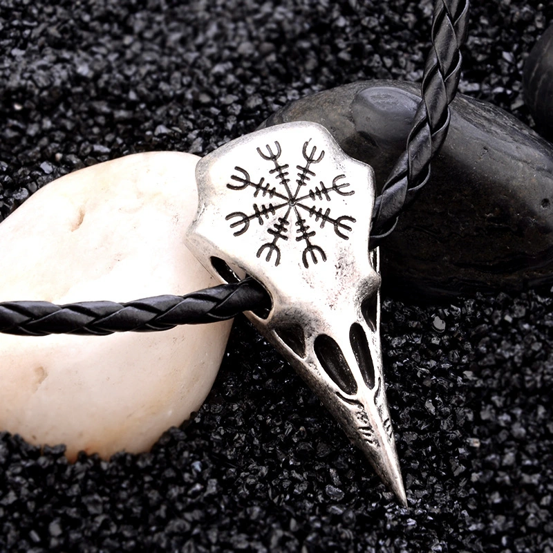 Crow pendant necklace