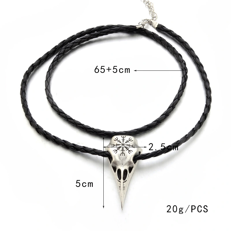 Crow pendant necklace