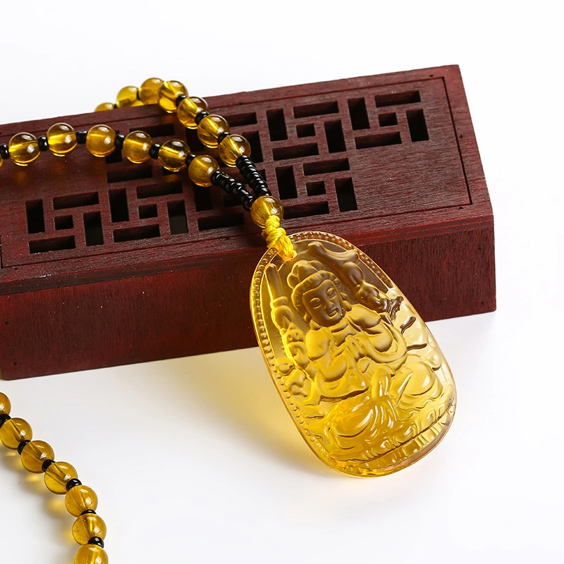 Huang Shuijing Buddha Bodhisattva Necklace Pendant eight Guardian twelve zodiac female natal Buddha jewelry