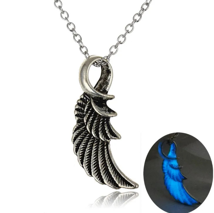 Glow in the Dark Dragon Wing Necklace