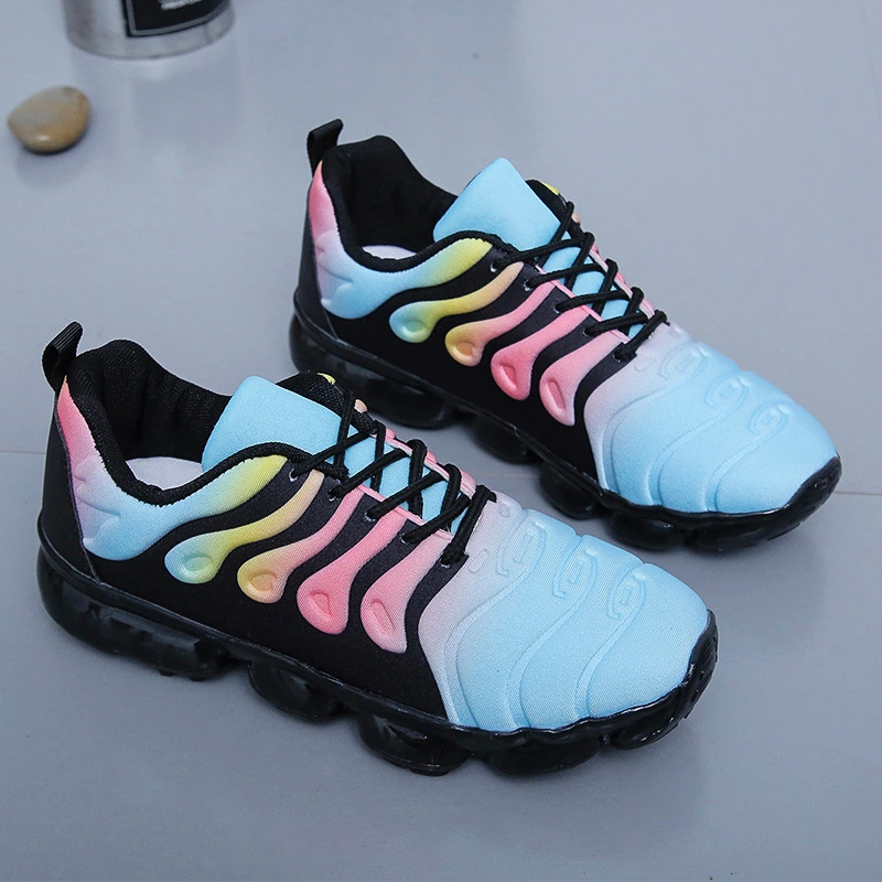 Colorful Single Shoes Stand Alone Large Size Casual Shoes Wholesale Lace-up Running Shoes