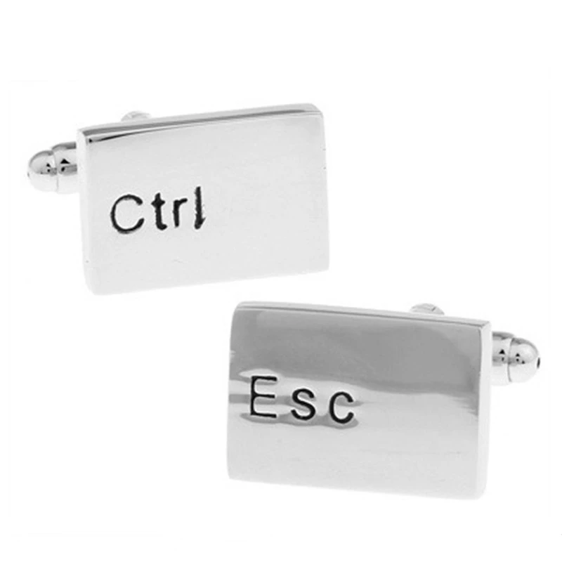 Metal Letter French Shirt Men's Cufflinks