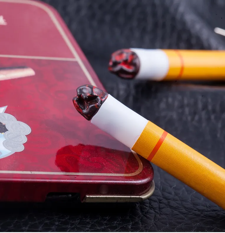 Cigarette Drop Earrings