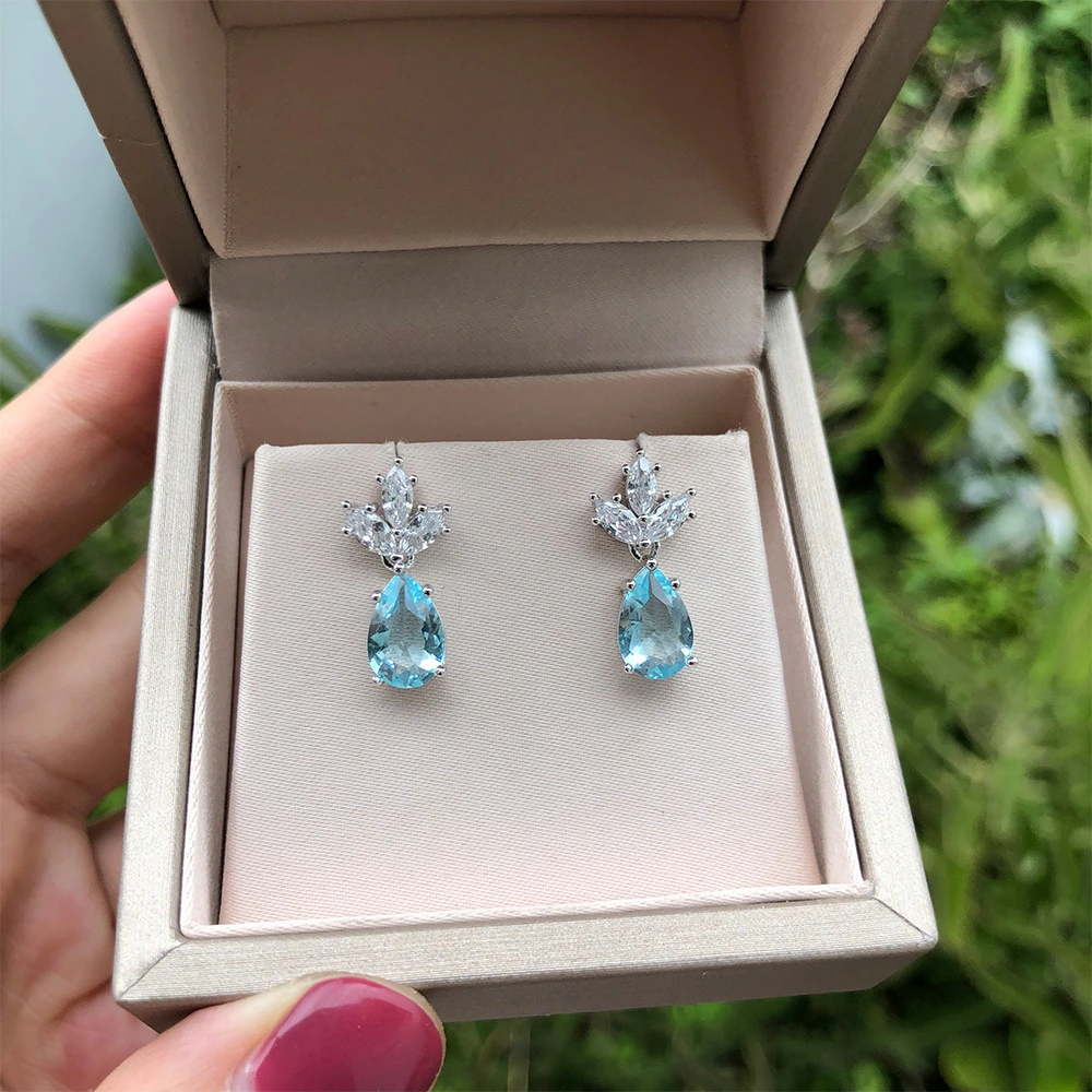 Temperament 6*9 drop earrings