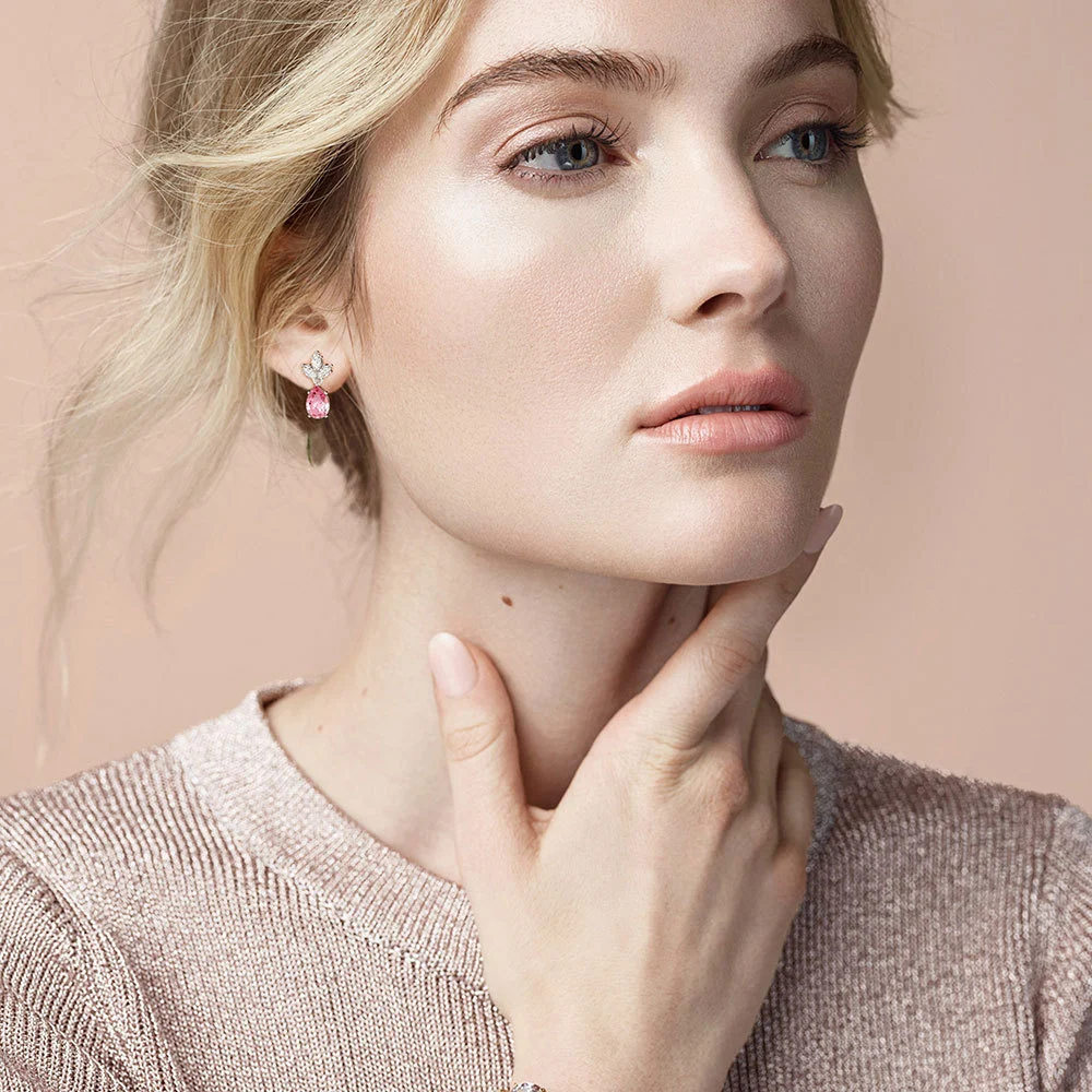 Temperament 6*9 drop earrings