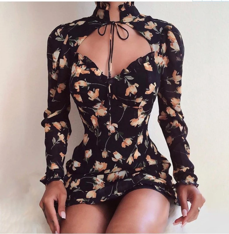 Tube top floral skirt
