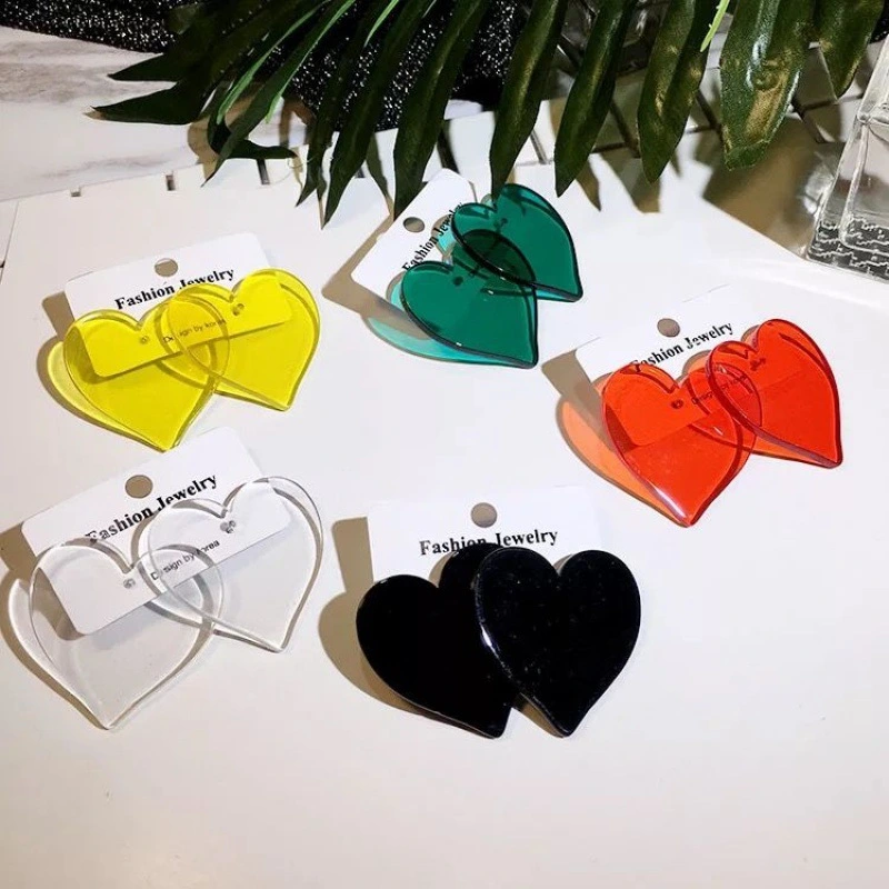 Heart shaped cute earrings