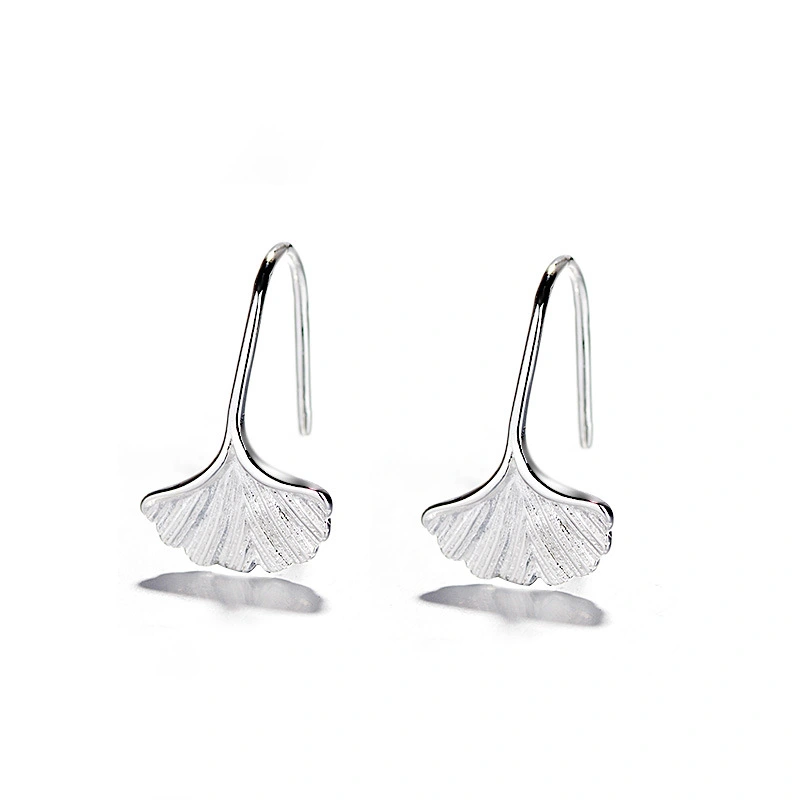 South Korea Simple Ginkgo Biloba Ear Hook Sweet Tree