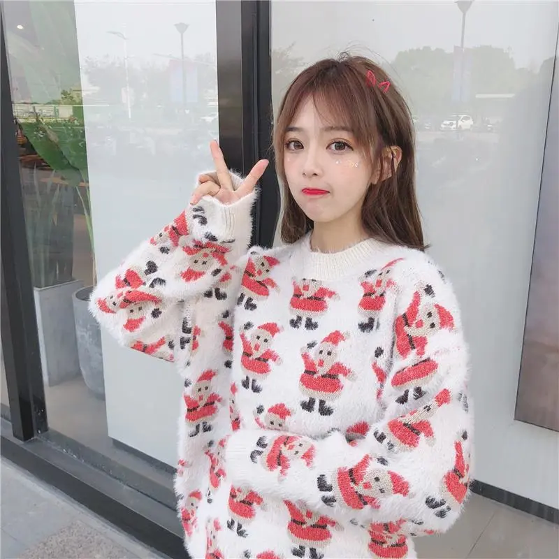 Santa Claus Long Sleeve Pullover