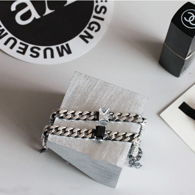 S925 Sterling Silver Custom Men And Women Trendy Bracelet 